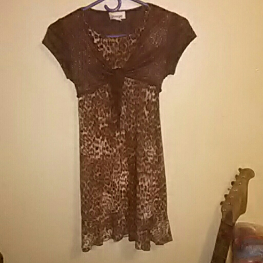 Leopard print dress